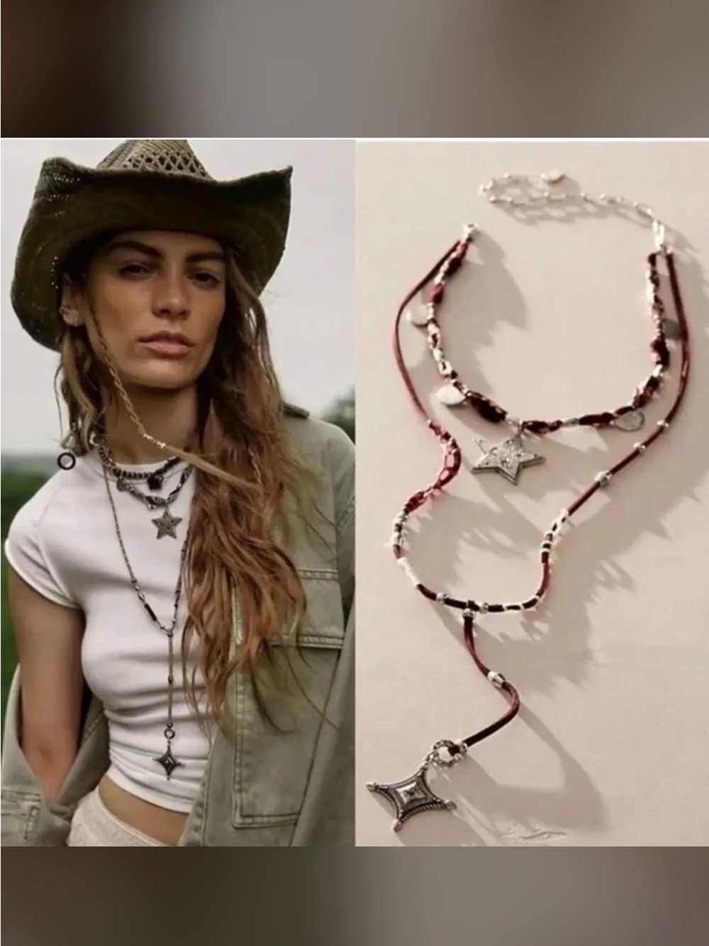 Free People • Dandelion Lariat Necklace • NWOT